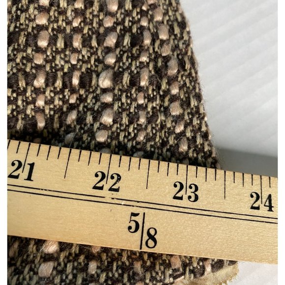 Tango Suits Womens Brown and Tan Tweed Jacket with Rhinestone Buttons Size 14 - Picture 10 of 11